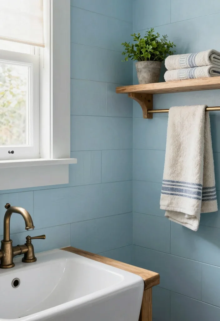 14 Modern Bathroom Wainscoting Ideas for Added Texture 1. Shiplap Charm for Rustic Appeal 0