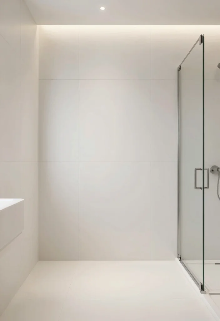14 Modern Bathroom Wall Tile Ideas for a Sleek Contemporary Look 15 14 Modern Bathroom Wall Tile Ideas for a Sleek Contemporary Look 5. Large Format Tiles 0