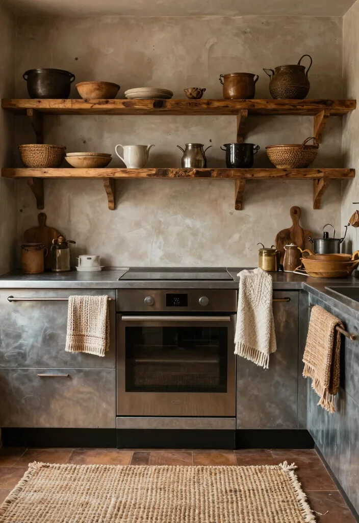 14 Modern Boho Kitchen Ideas with Soft Texture 53 14 Modern Boho Kitchen Ideas with Soft Texture 13. Layered Textures 0