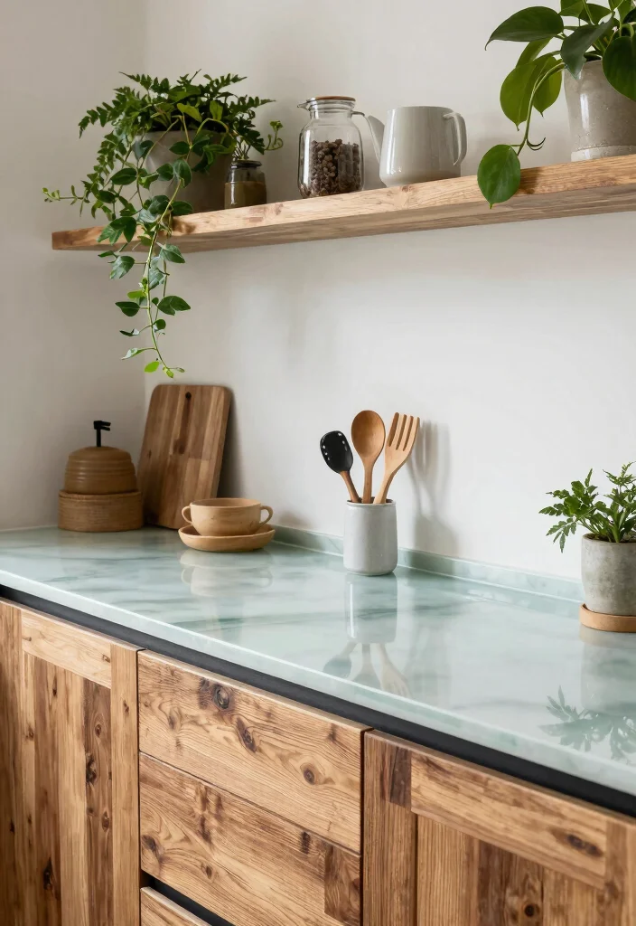 14 Modern Boho Kitchen Ideas with Soft Texture 24 14 Modern Boho Kitchen Ideas with Soft Texture 4. Eco Friendly Materials 0