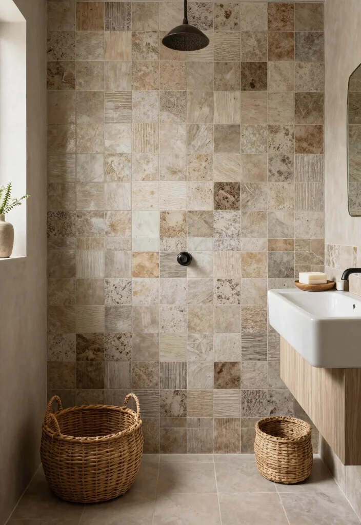 14 Modern Ensuite Bathroom Ideas for a Polished Finish 11. Textured Surfaces 0