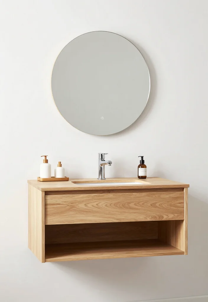 14 Modern Ensuite Bathroom Ideas for a Polished Finish 2. Floating Vanities 0