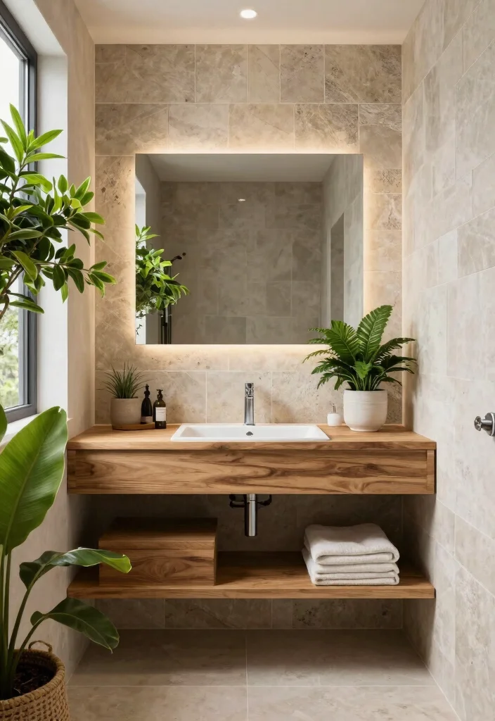 14 Modern Ensuite Bathroom Ideas for a Polished Finish 6. Natural Elements 0