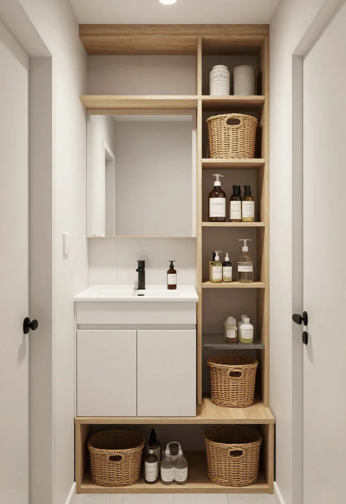 14 Modern Ensuite Bathroom Ideas for a Polished Finish 8. Smart Storage Solutions 0