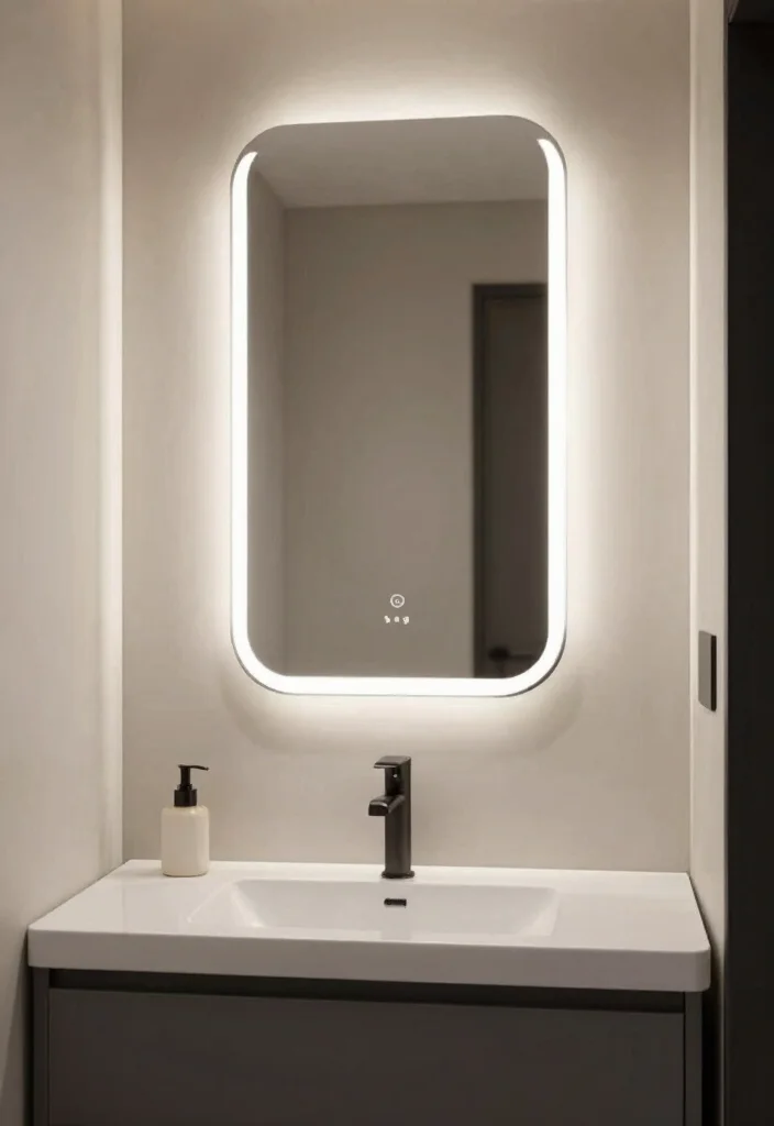 14 Modern Ensuite Bathroom Ideas for a Polished Finish 9. Creative Mirror Designs 0