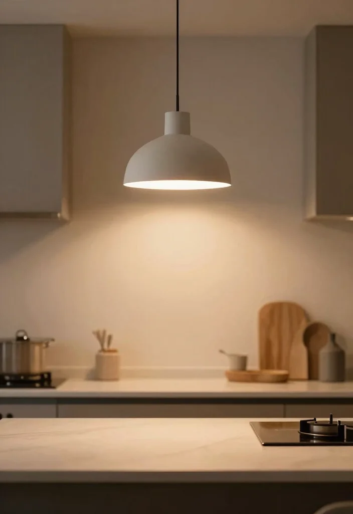 14 Modern Kitchen Counter Decor Ideas with Minimal Style 61 14 Modern Kitchen Counter Decor Ideas with Minimal Style 11. Utilize Mood Lighting 0