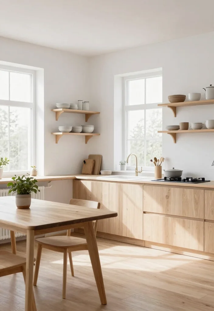 14 Modern Kitchen Interior Ideas with Clean Lines 1 14 Modern Kitchen Interior Ideas with Clean Lines 1. Scandinavian Minimalism 0