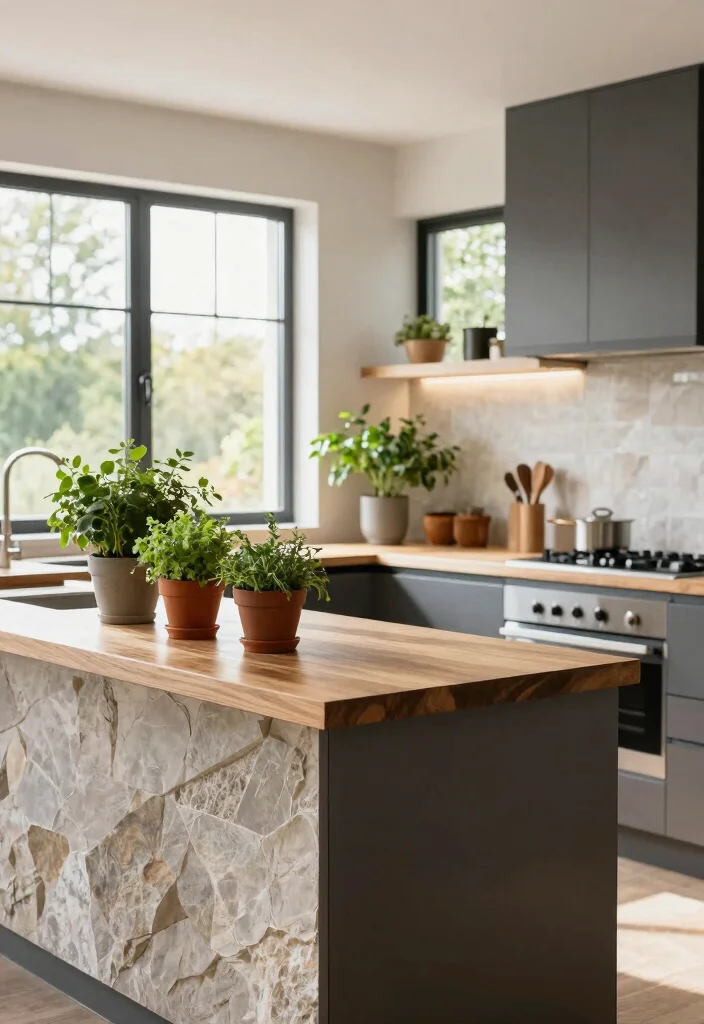 14 Modern Kitchen Interior Ideas with Clean Lines 40 14 Modern Kitchen Interior Ideas with Clean Lines 10. Natural Elements 0