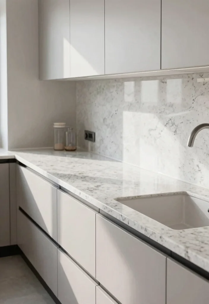 14 Modern Kitchen Interior Ideas with Clean Lines 24 14 Modern Kitchen Interior Ideas with Clean Lines 4. Sleek Countertops 0