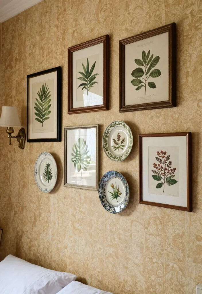 14 Romantic Vintage Bedroom Ideas with Old World Charm 62 14 Romantic Vintage Bedroom Ideas with Old World Charm 12. Vintage Inspired Wall Dcor 0