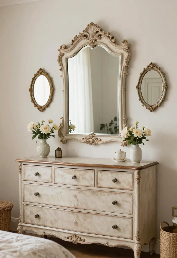 14 Romantic Vintage Bedroom Ideas with Old World Charm 38 14 Romantic Vintage Bedroom Ideas with Old World Charm 8. Vintage Mirrors 0