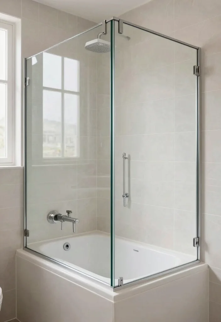 14 Small Bathroom Walk In Shower Ideas That Save Space 13. Compact Bathtub Shower Combos 0