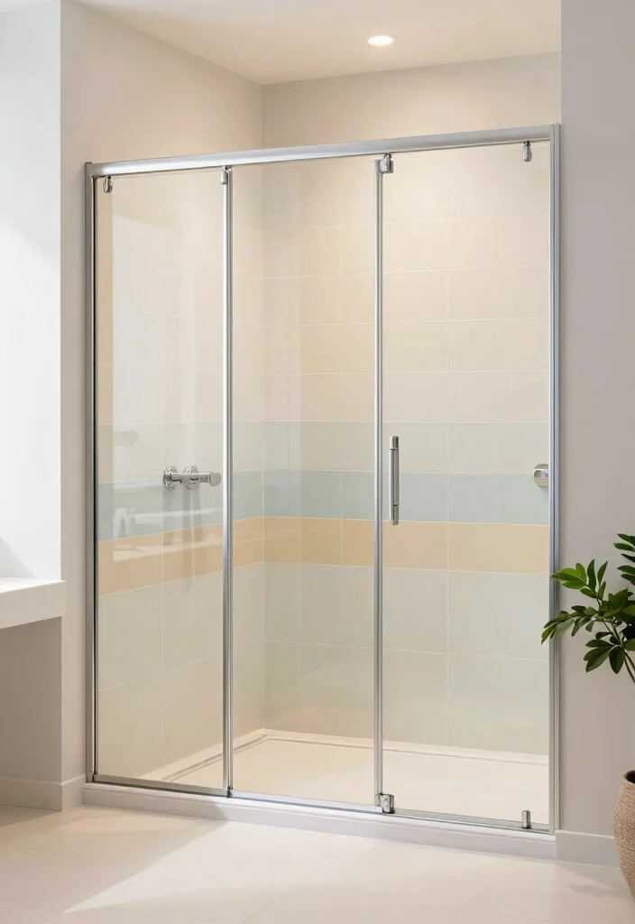 14 Small Bathroom Walk In Shower Ideas That Save Space 5. Sliding Doors for Smart Spaces 0