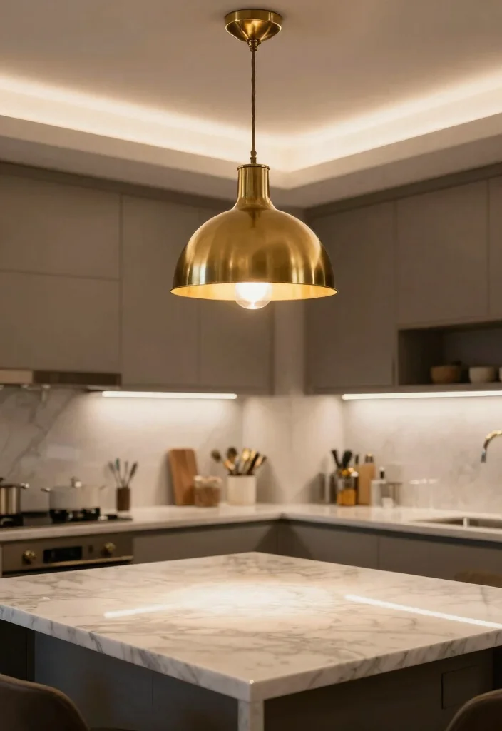 14 Small Modern Luxury Kitchen Ideas with High End Feel 12 14 Small Modern Luxury Kitchen Ideas with High End Feel 2. Luxurious Lighting Fixtures 0