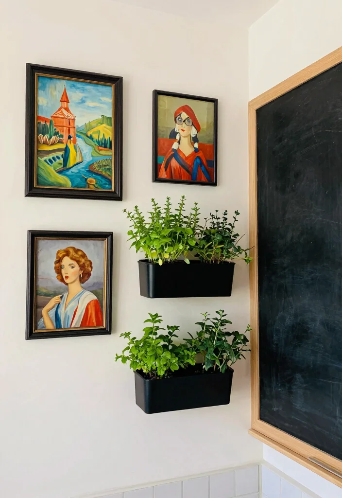 14 Small Modern Luxury Kitchen Ideas with High End Feel 39 14 Small Modern Luxury Kitchen Ideas with High End Feel 9. Artistic Wall Decor 0