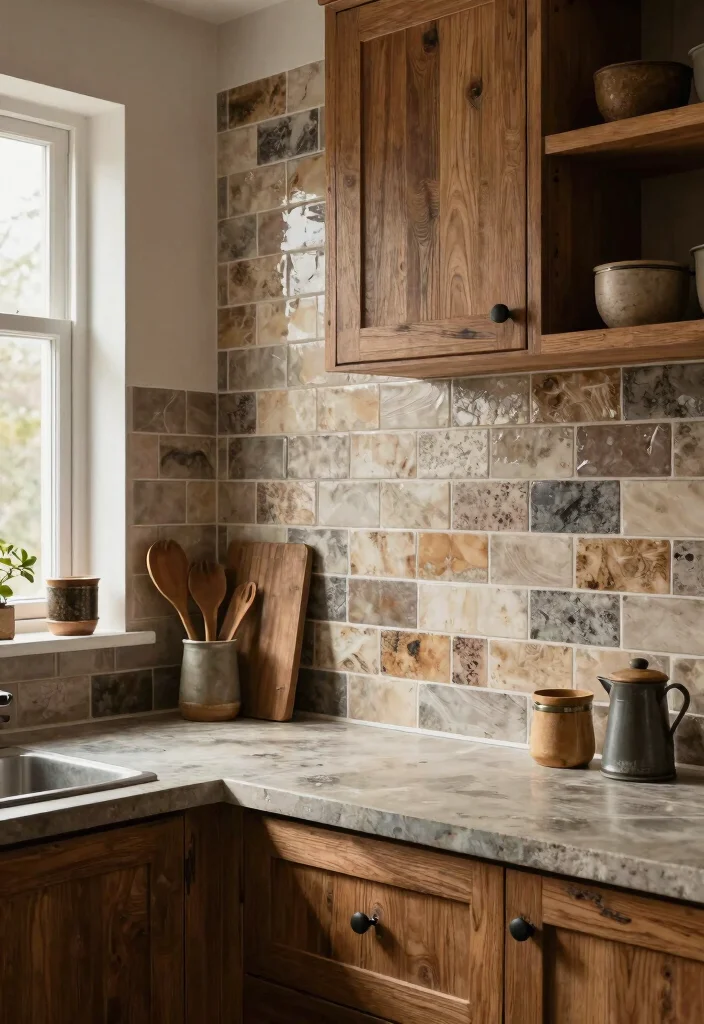 14 Subway Tile Kitchen Backsplash Ideas That Stay Timeless 10. Rustic Charm with Reclaimed Subway Tiles 0