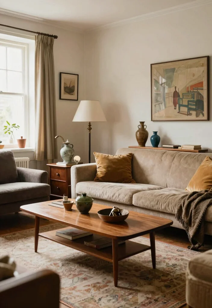 15 Living Room Design Ideas for Modern Everyday Living 42 15 Living Room Design Ideas for Modern Everyday Living 12. Use Vintage Finds 0