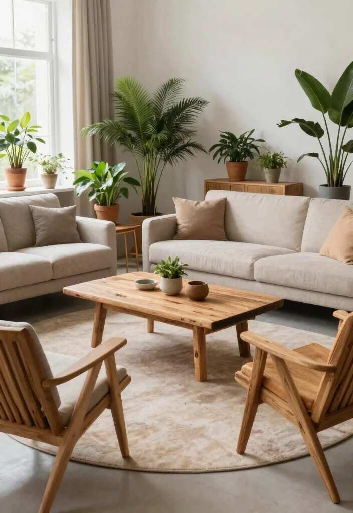 15 Living Room Design Ideas for Modern Everyday Living 13 15 Living Room Design Ideas for Modern Everyday Living 3. Sustainable Furniture Arrangements 0