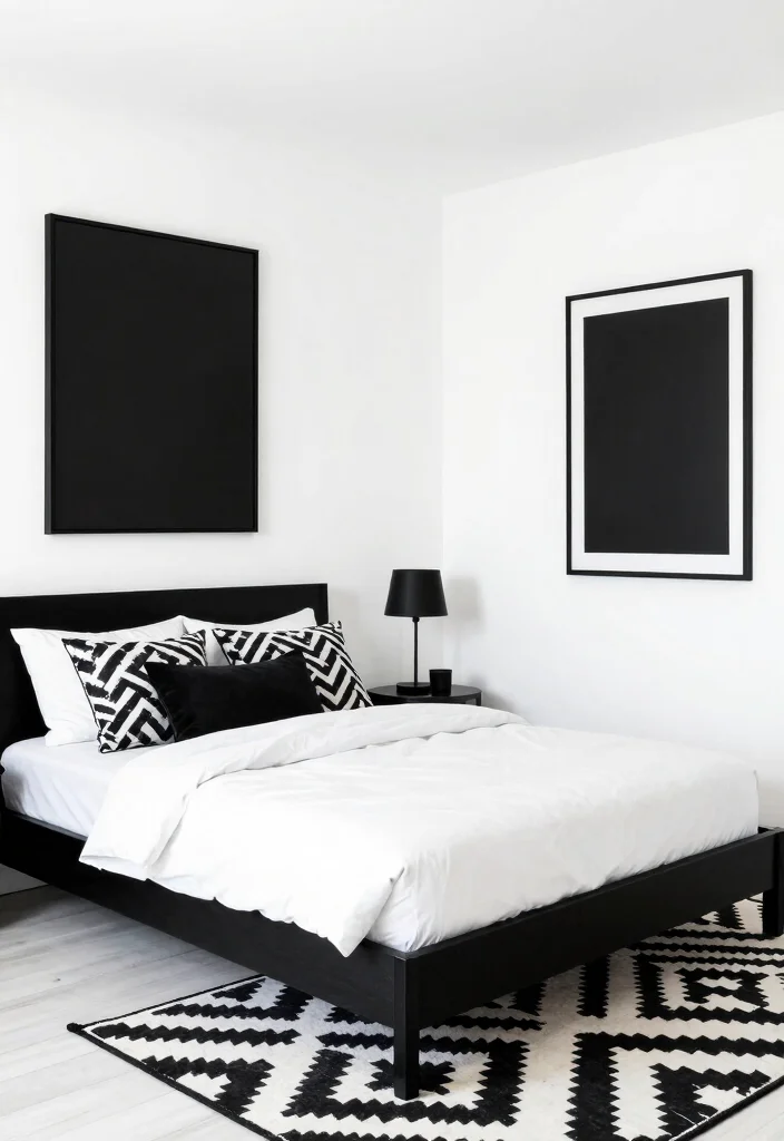 9 Bloxburg Bedroom Ideas for Creative Builds 3. Minimalist Monochrome 0