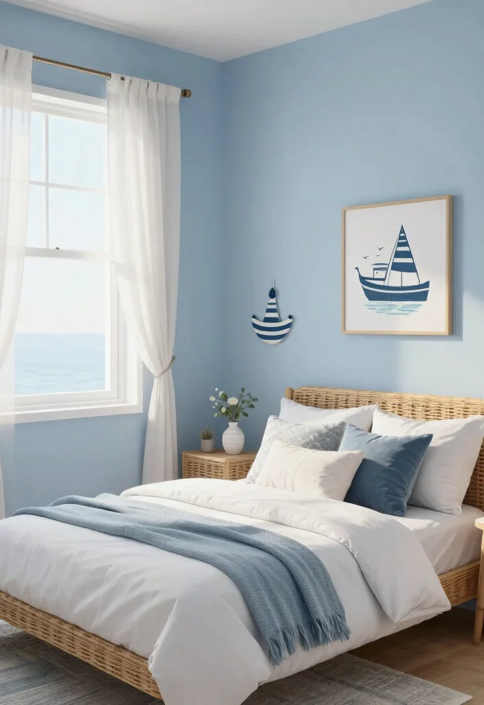 9 Bloxburg Bedroom Ideas for Creative Builds 8. Coastal Calm 0