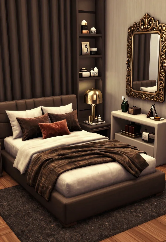 9 Bloxburg Bedroom Ideas for Creative Builds 9. Luxurious Modern Retreat 0