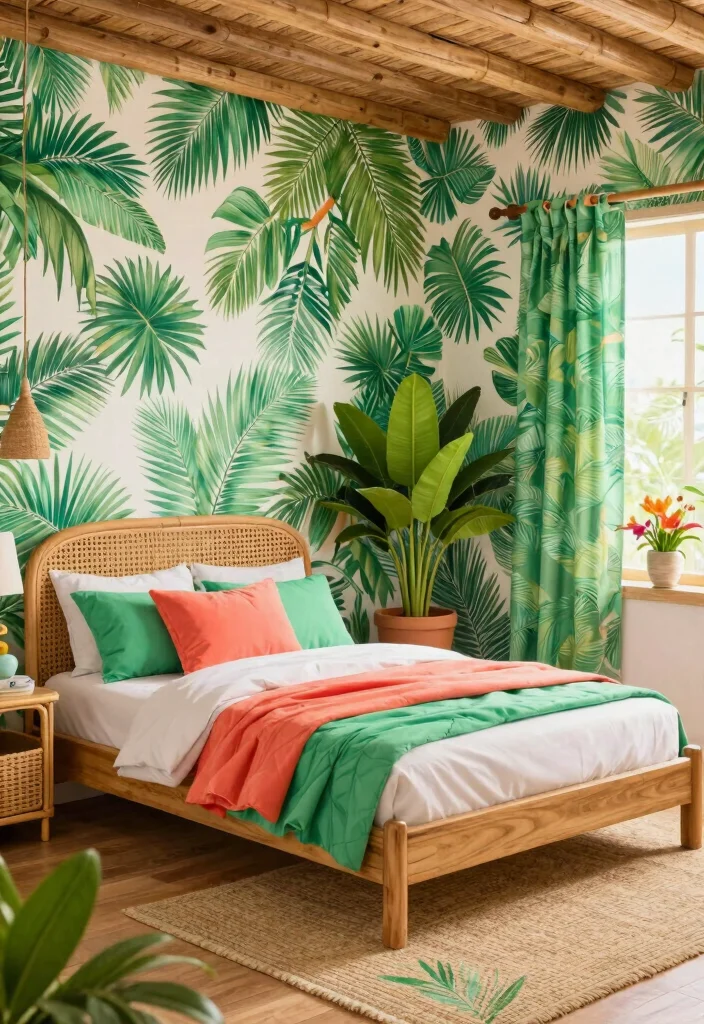 9 Cute Bloxburg Bedroom Ideas with Cozy Style 26 9 Cute Bloxburg Bedroom Ideas with Cozy Style 6. Tropical Oasis 0