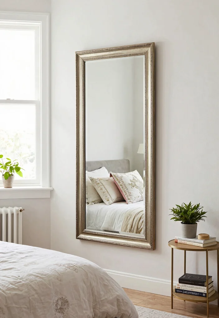 9 Mini Bedroom Ideas for Small Tight Spaces 13 9 Mini Bedroom Ideas for Small Tight Spaces 3. Use of Mirrors to Create Depth 0