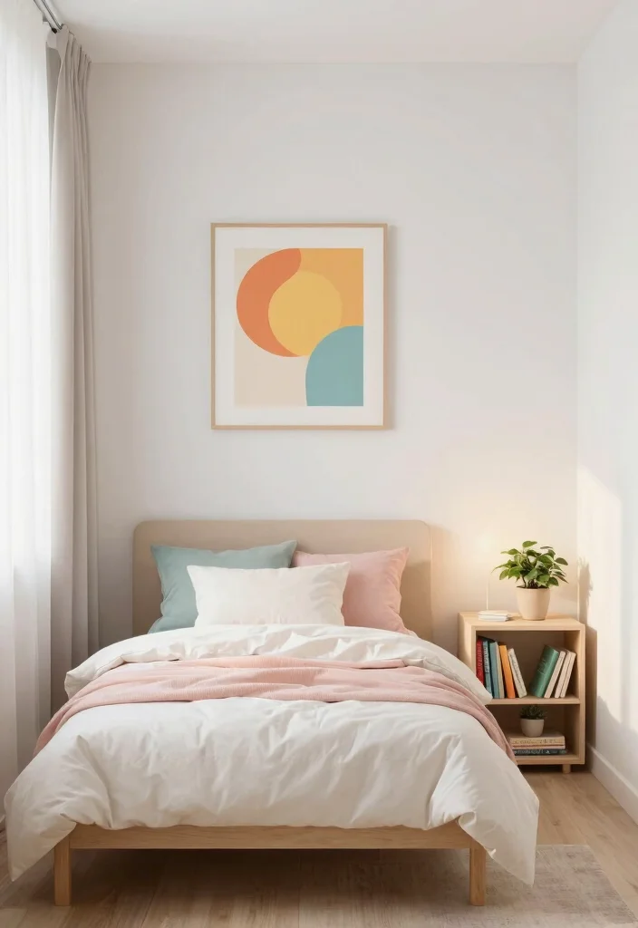 9 Mini Bedroom Ideas for Small Tight Spaces 24 9 Mini Bedroom Ideas for Small Tight Spaces 4. Color Schemes that Open Up the Space 0